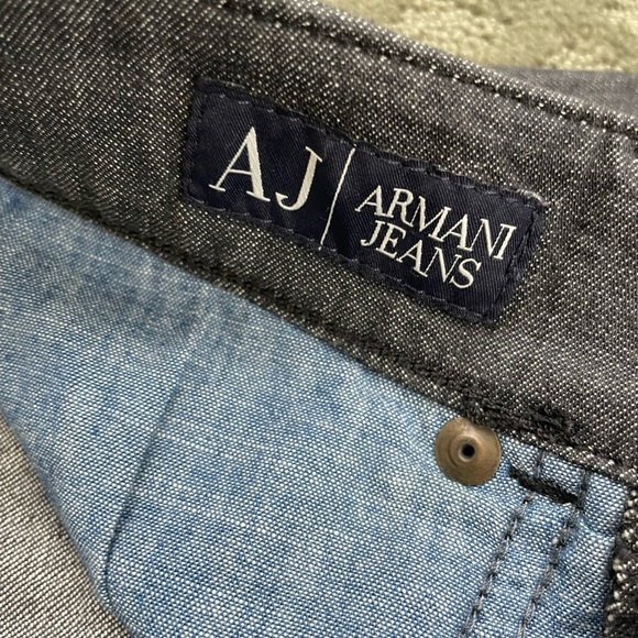 Authentic Emporio Armani dark wash grey jeans - Picture 8 of 9